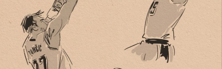 开云体育-壁纸请收藏！美漫画家晒作品 老詹鱼跃&amp;小里1+2&amp;东契奇绝平全都有